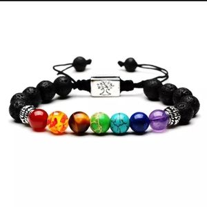 3/$25 Chakra Lava Bracelet w/Essential Oil